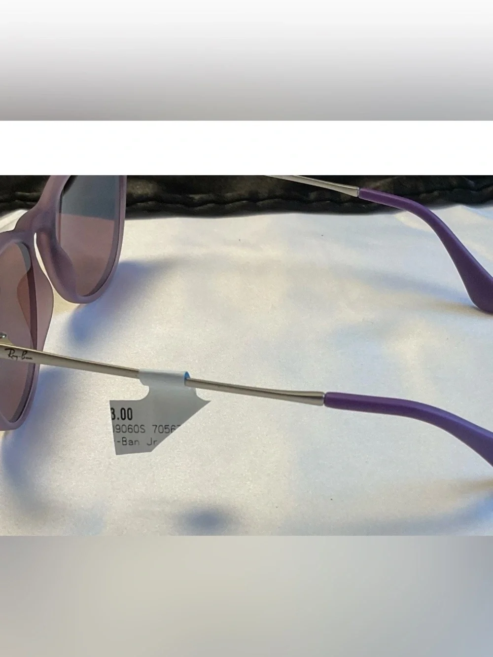 Ray-Ban RJ9060S Round Sunglasses Purple Full Rim Plastic/Metal Frame UV400 | Jr